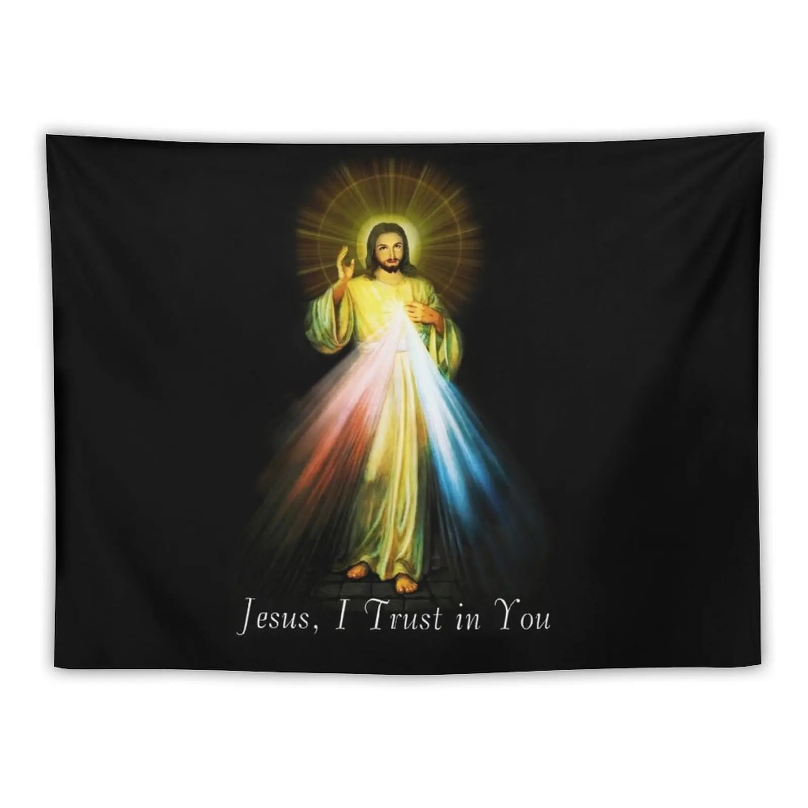 Jesus Divine Mercy Faustina Sacred Heart Catholic Tapestry Wall Decorations Bedrooms Decorations Tapestry