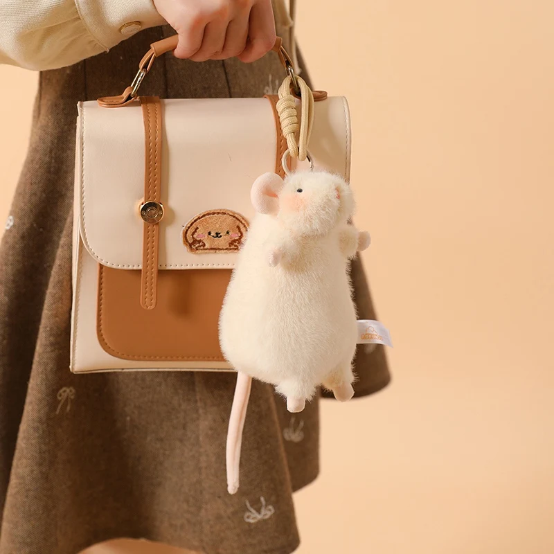 15/21CM Niedliche Fancy-Ratten-Plüschtiere Weiche Stofftier-Puppe Plüsch-Maus-Anhänger Schlüsselanhänger Lustige Geschenke – Detail 7