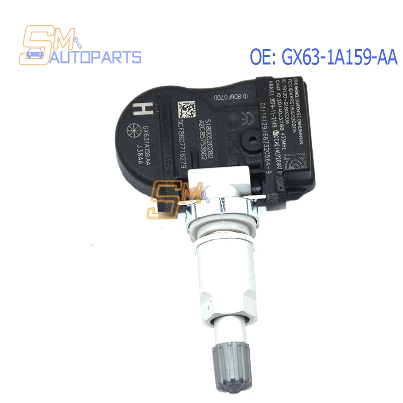 1PCS TPMS Tire Pressure Sensor For LAND ROVER JAGUAR 433MHz GX63-1A159-AA GX631A159AA GX63 1A159 AA