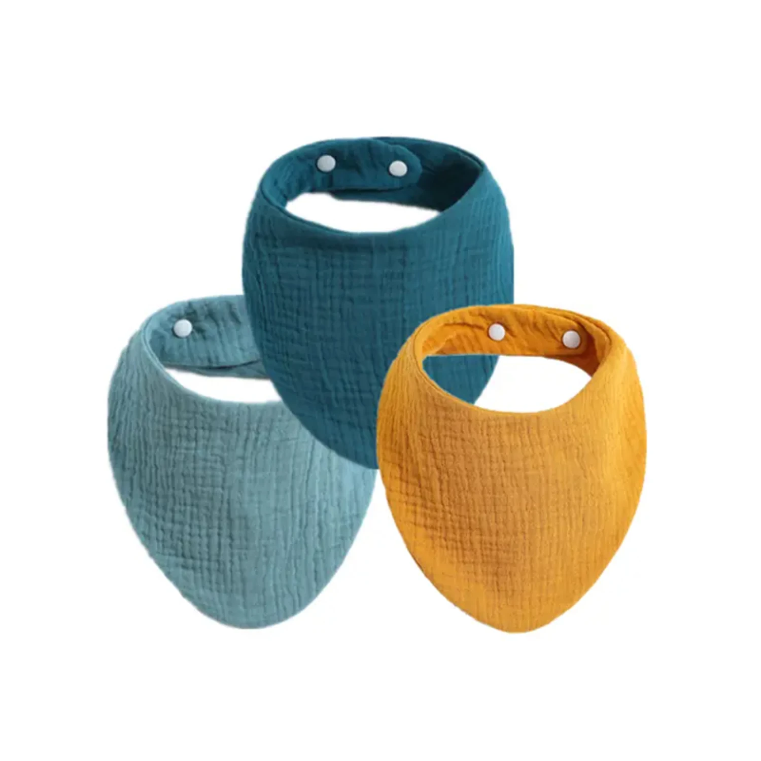 3-pack Baby Cotton Saliva Bibs - Printed Bibs Pack recension och pris
