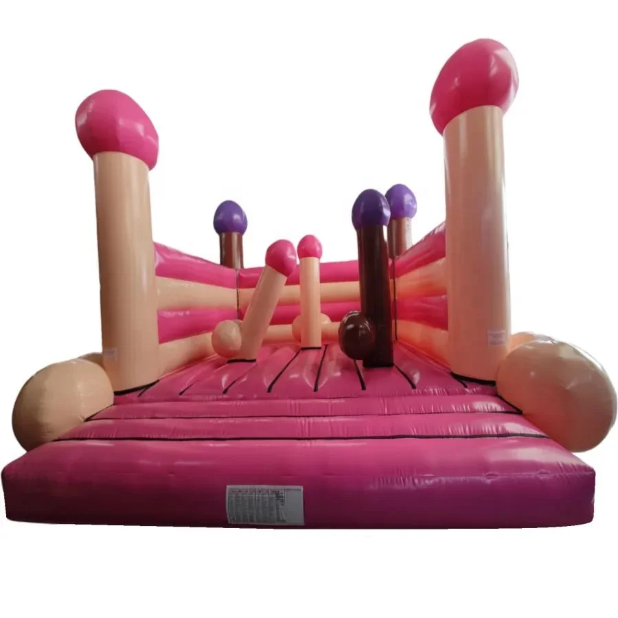 

New Design Pind Novelty Willy Castle With Blower For An Adult Funfair Or Private Bash