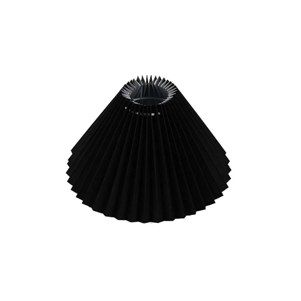 Home Decoration Modern Pleated Lampshade Washable Retro Chandelier Cover DIY Minimalist Light Cover Floor Lamp