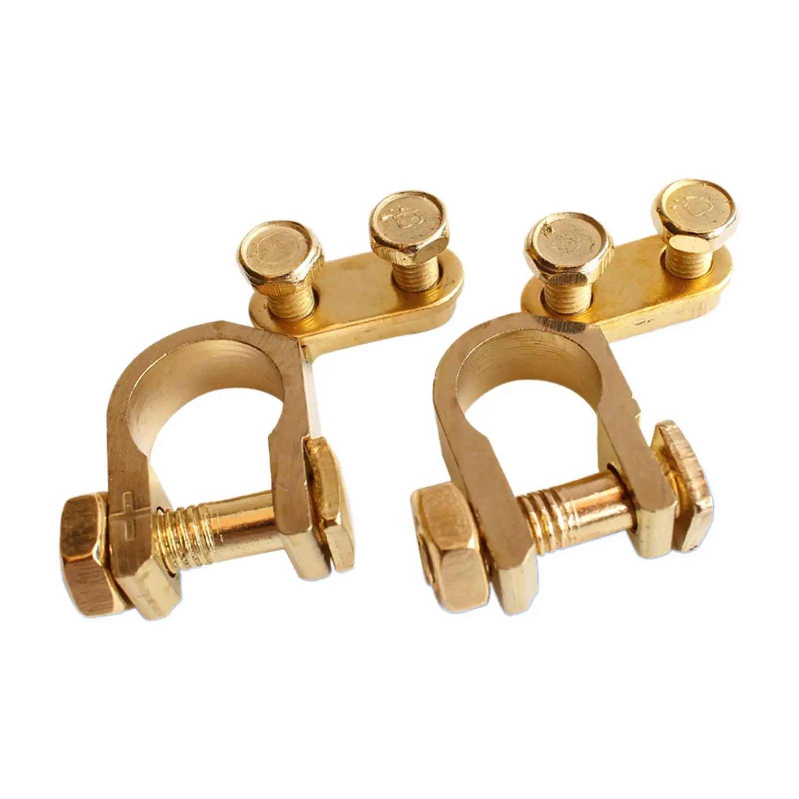 2 Pieces Terminal Connectors Brass Replacement for Marine Truck