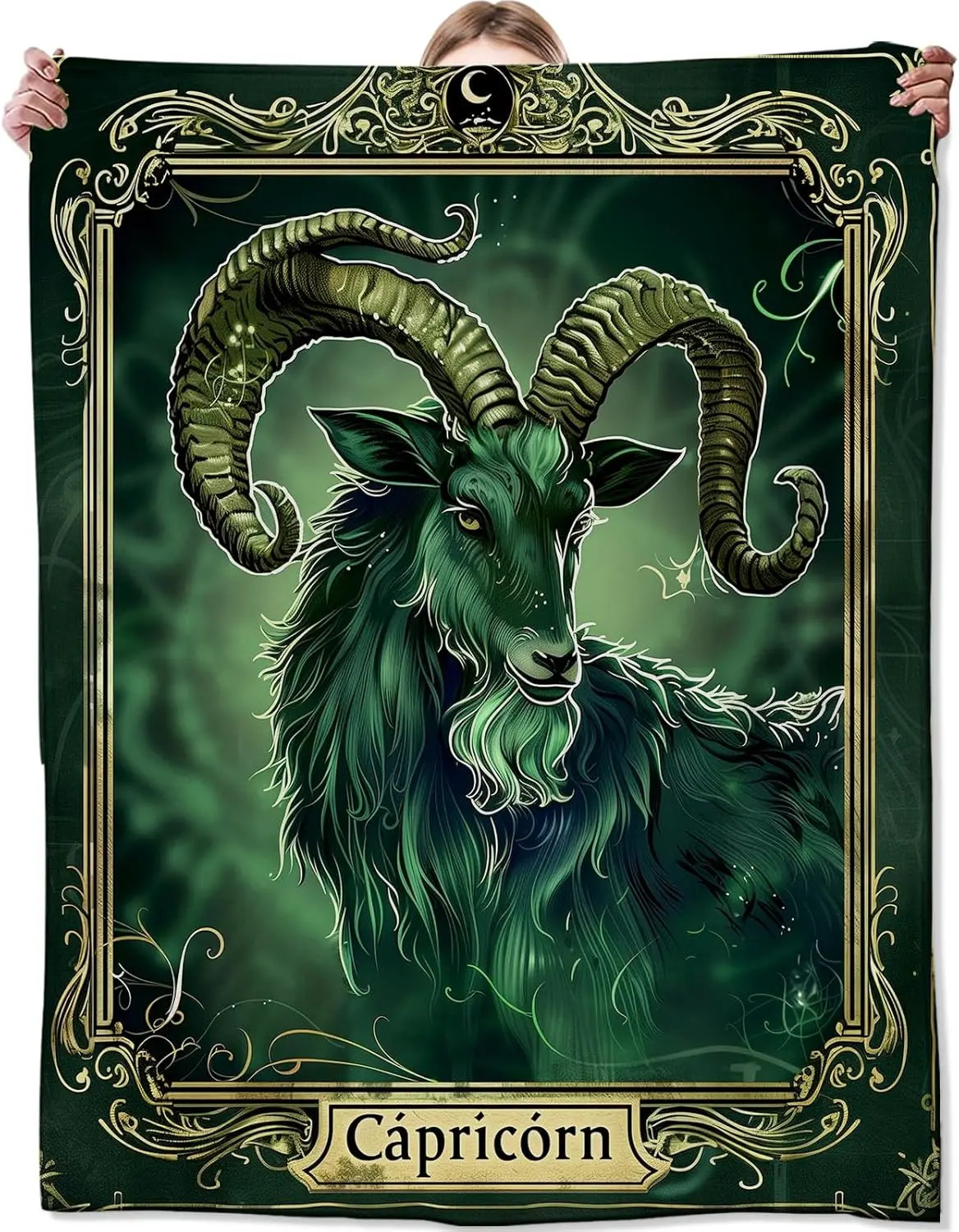 

Capricorn Blanket for Adult Kids, Capricorn Gifts Flannel Throw Blanket Stuff Decor Lightweight Warm Soft
