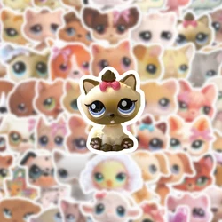10/30/60pcs Funny Game Littlest Pet Shop Stickers Kids DIY Decals Toy Stationery Phone Case Notebook Cute Cartoon Sticker Decor