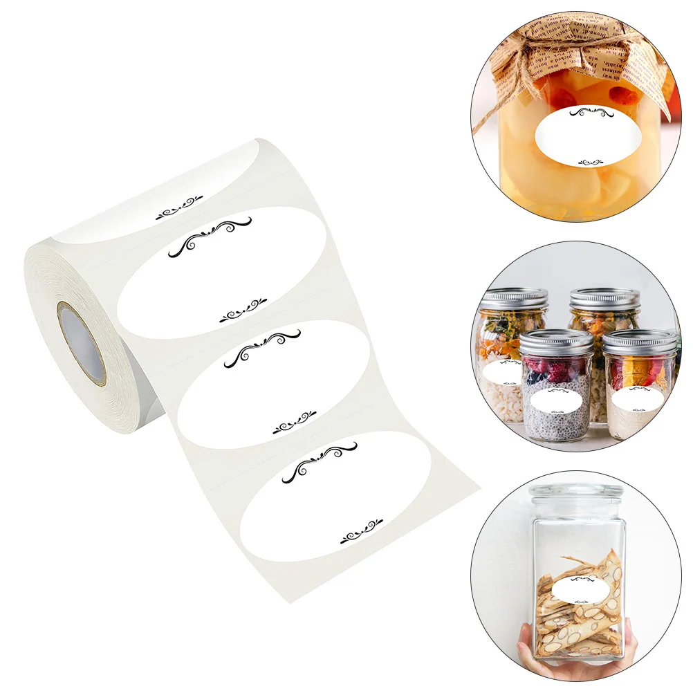 Canning Packaging Label Stickers Printable Adhesive Canned Labels Sealing Self-