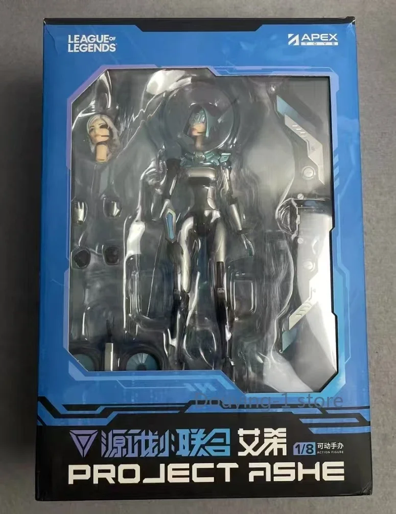 

In Stock League of Legends LOL Limited Edition Project Ashe 1/8 Scale Action Figure Apex Doll Display Item.
