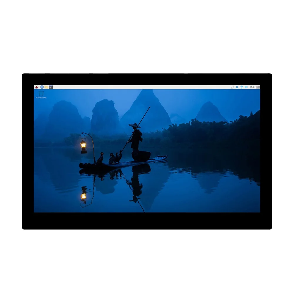 13.3inch DSI LCD Waveshare High Resolution DSI Capacitive Touch Display 1920x1080 IPS Toughened Glass Panel DSI for Raspberry Pi