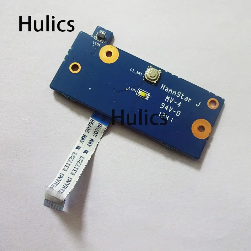 

Hulics Used FOR Clevo P370EM Power Button Switch Board With Cable 6-71-P37ES-D03