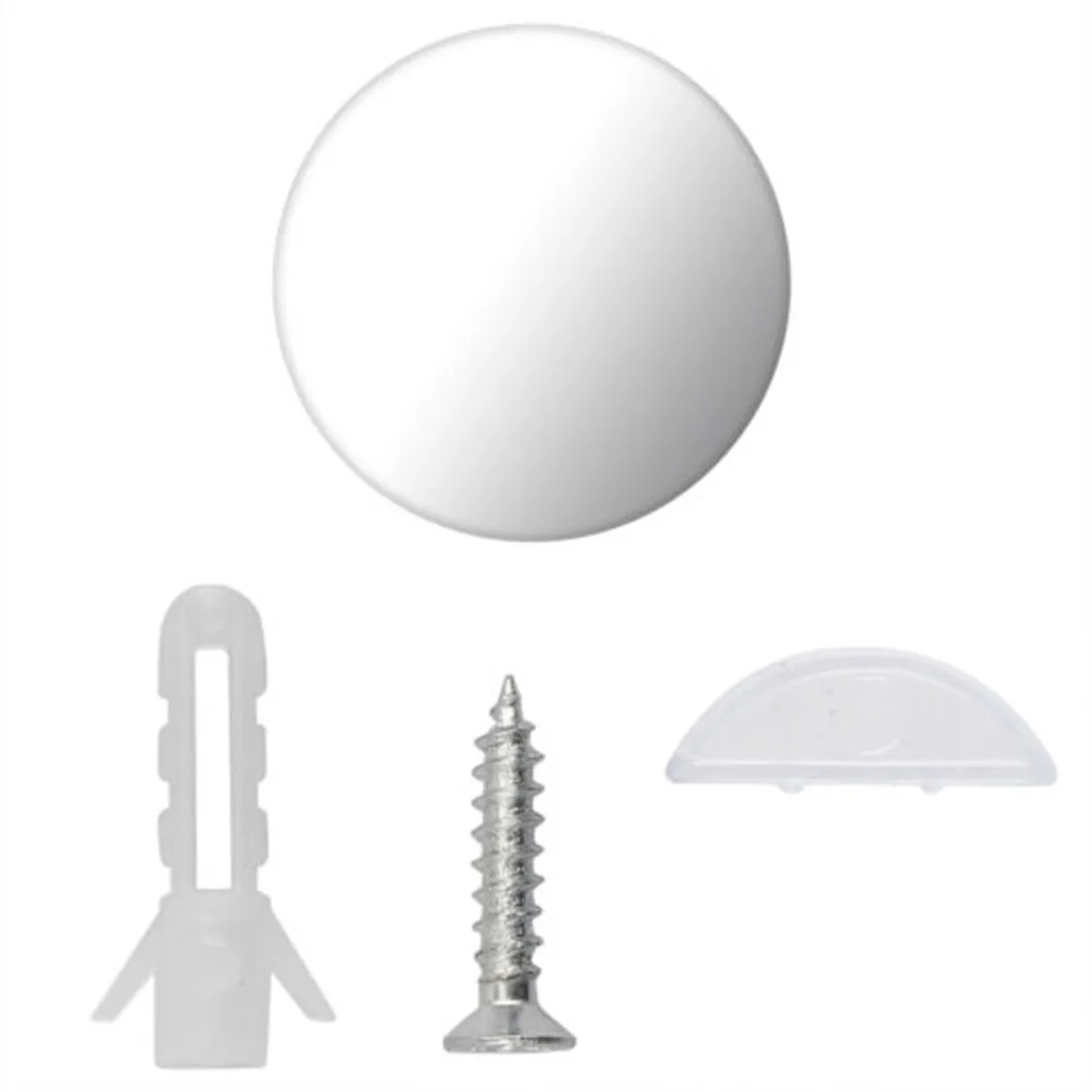 

8pcs 3-5mm Mirror Clips Mirror Hanging Hardware Round Glass Clamp Bathroom Mirror Clip For 3-5mm Mirror Holder Wall Bracket Hang