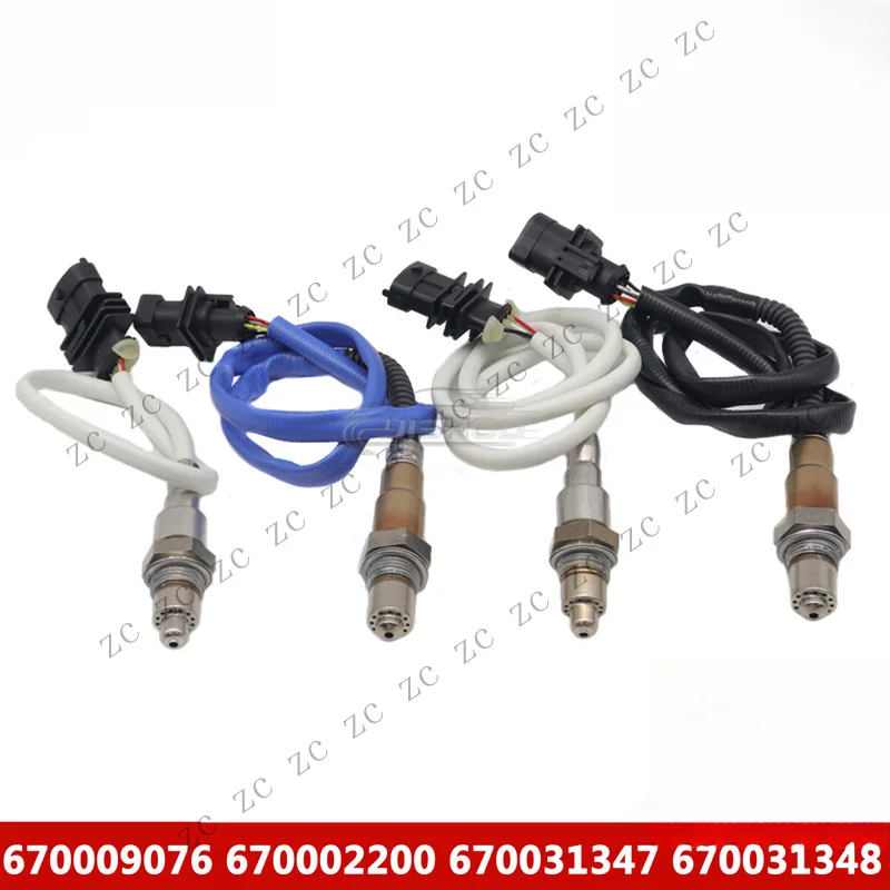 S+ 4Pcs Up+Downstream Oxygen Sensor For 2014-2017 Maserati Ghibli Quattroporte 3.0L