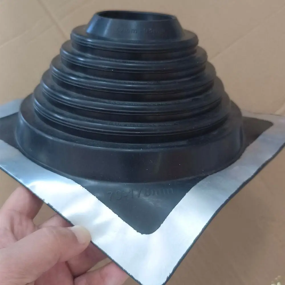 Silicone Roof Pipe Boot High Temperature Waterproof Vent Pipe Cover Flexible Pipe Flashing Boot