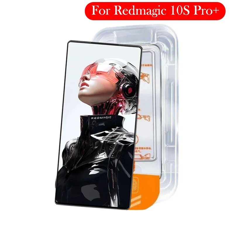 

2PC Tempered Glass For ZTE Nubia Redmagic 10S Pro Pro+ Dust-free Installation Film Screen Protector for Redmagic 10 Pro Plus