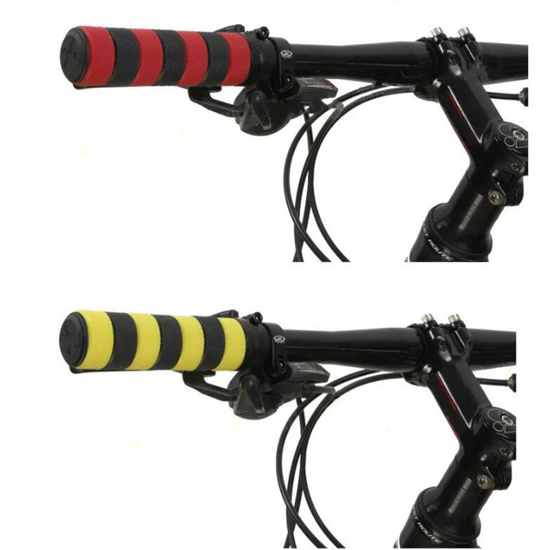 

Q748 Bike Handle Sets Silicone Thicker Fight Locked Bicycle Grip Accessories 5 Colors Optional