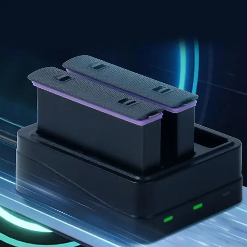 2025 جديد 3 شاحن البطارية محمومات الحماية من الحماية سفر سفر لحالة التخزين لـ