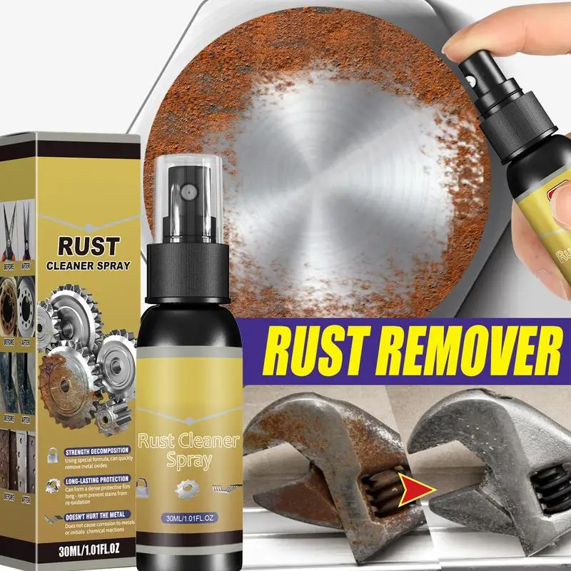 

Rust Converter Spray Metal Rust Remover Powerful Stain Remover Spray Multifunctional Rust Dissolver Car Rust Remover For Home