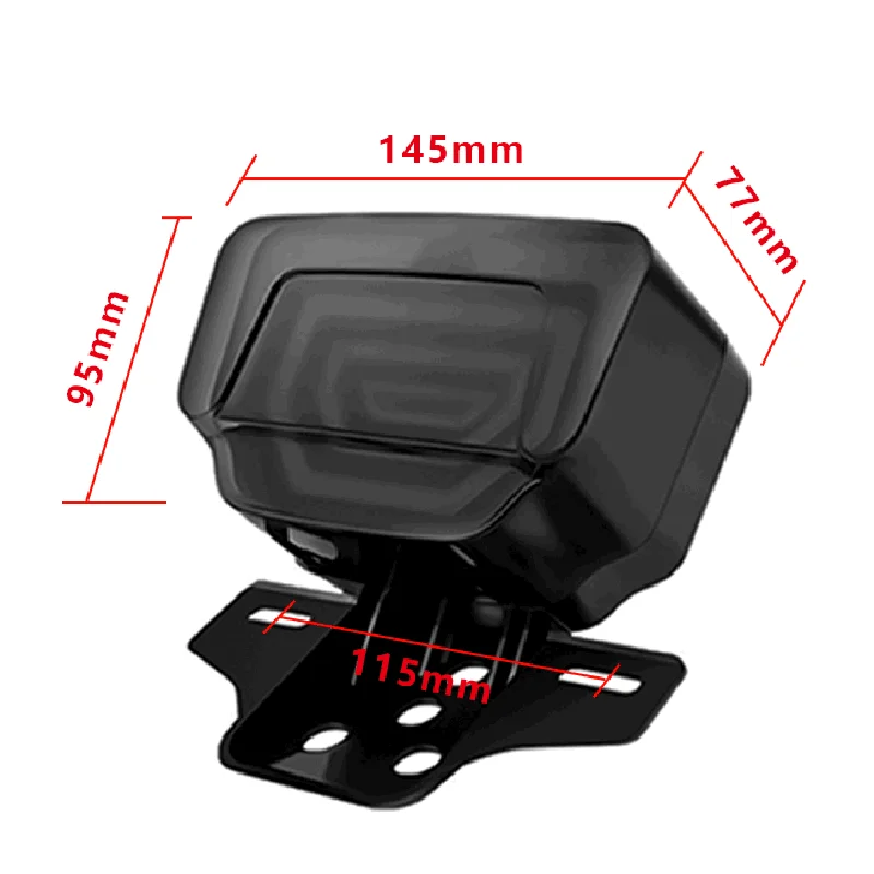 

Motorcycle Modified LED Tail Light for Lifan Honda Loncin Skygo QJMotor CG125 CG150 DY125 QJ150 LX125 Decoration Rear Stop Lamp