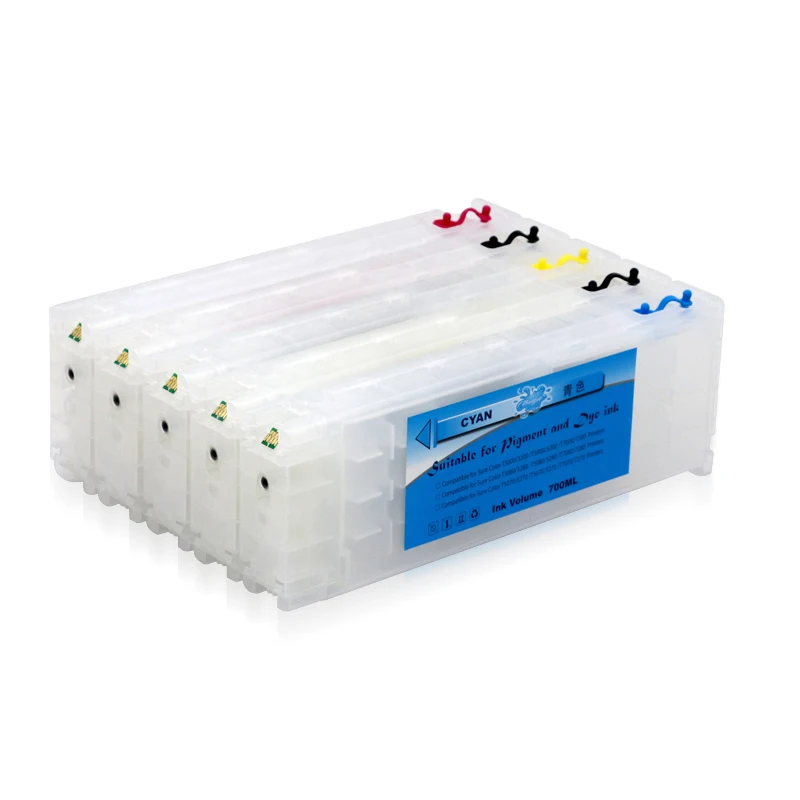5個T6941-T6945空epson surecolor T3000 T5000 T7000 T3200 T7200 T3270 T5270 7270プリンタ700ミリリットル