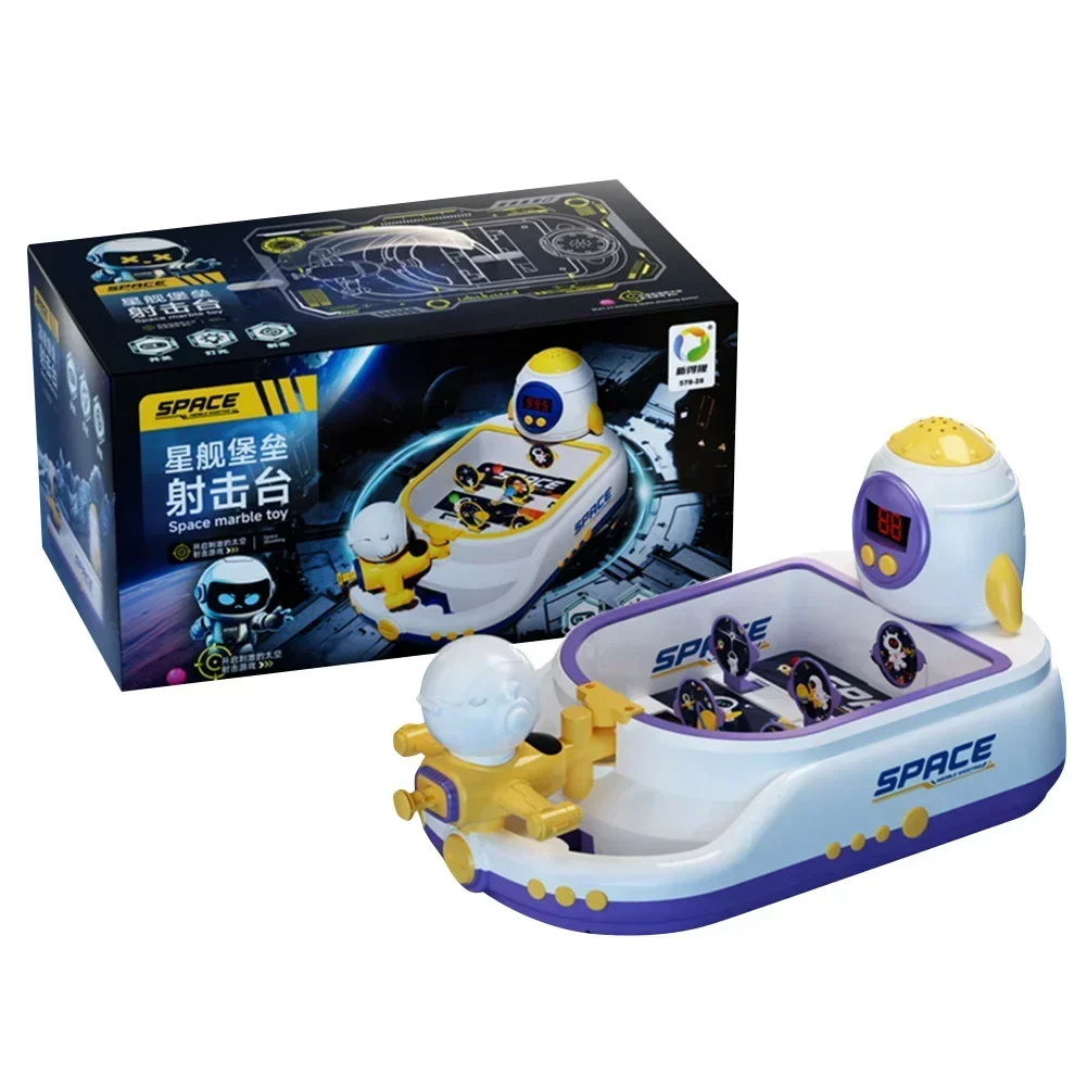 Kids Toy Early Learning Set Focus Training Pinball Machine Exercise Launching Toy Tabletop Pinball Game Parent Child Interaction