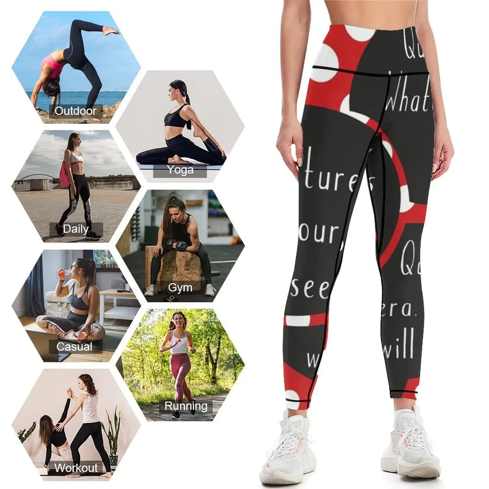 Que sera sera Leggings Sport abbigliamento sportivo femminile donna palestra 2025 Legging donna sexy a vita alta Leggings da donna