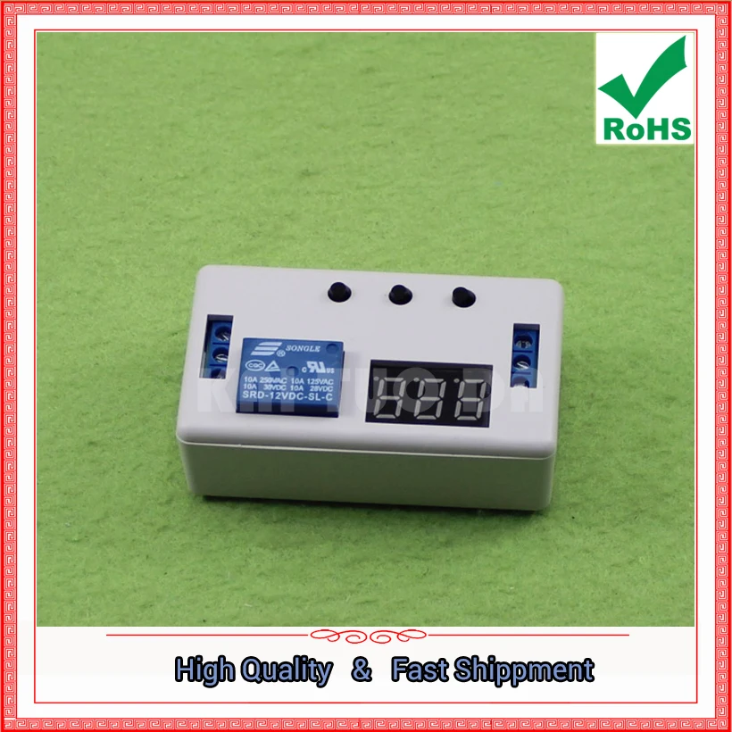 1-позиционный одноканальный релейный модуль 12 В с корпусом, регулируемый триггер, задержка цикла, таймер, выдвижной переключатель C4A4 1-позиционный одноканальный релейный модуль 12 В с корпусом, регулируемый триггер, задержка цикла, таймер, выдвижной переключатель C4A4