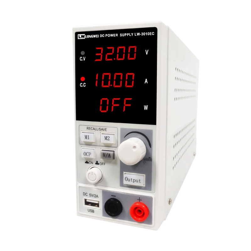 

LW-3010EC Longwei 30V10A Variable Programmable Power Supply Remote Control Bench DC Power Supply