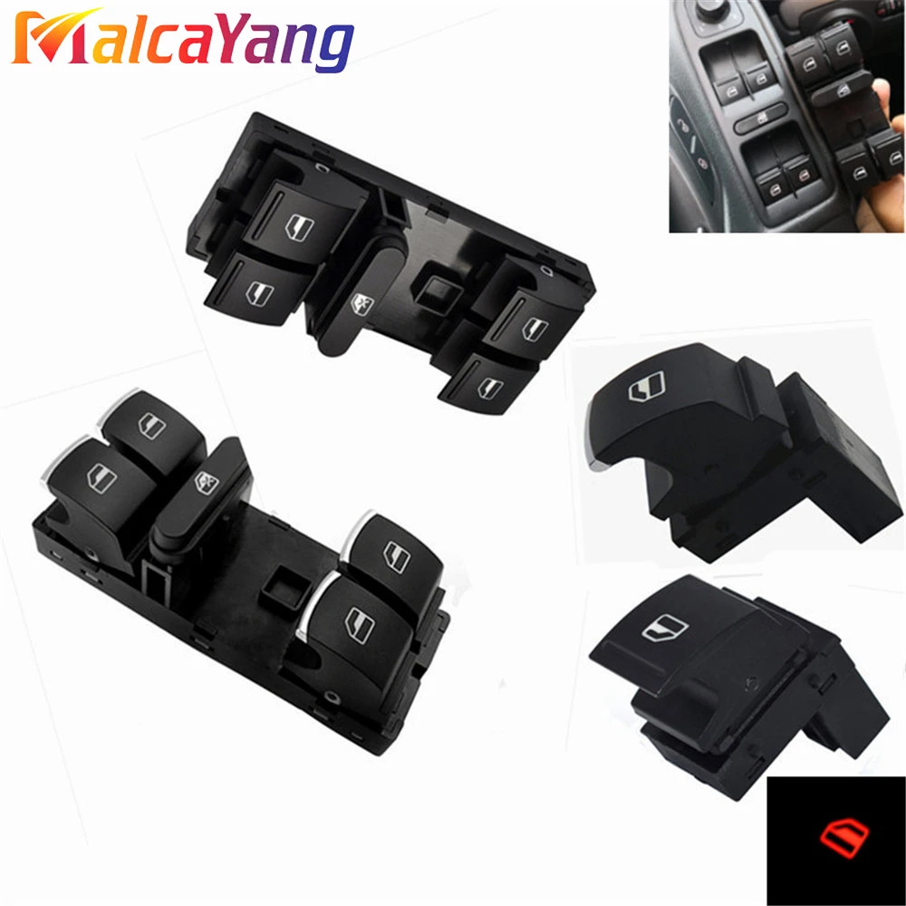 Power Window Control Switch Button For Volkswagen CC Jetta Golf Passat Tiguan Skoda Fabia 1K4959857B 1K4 959 857 B