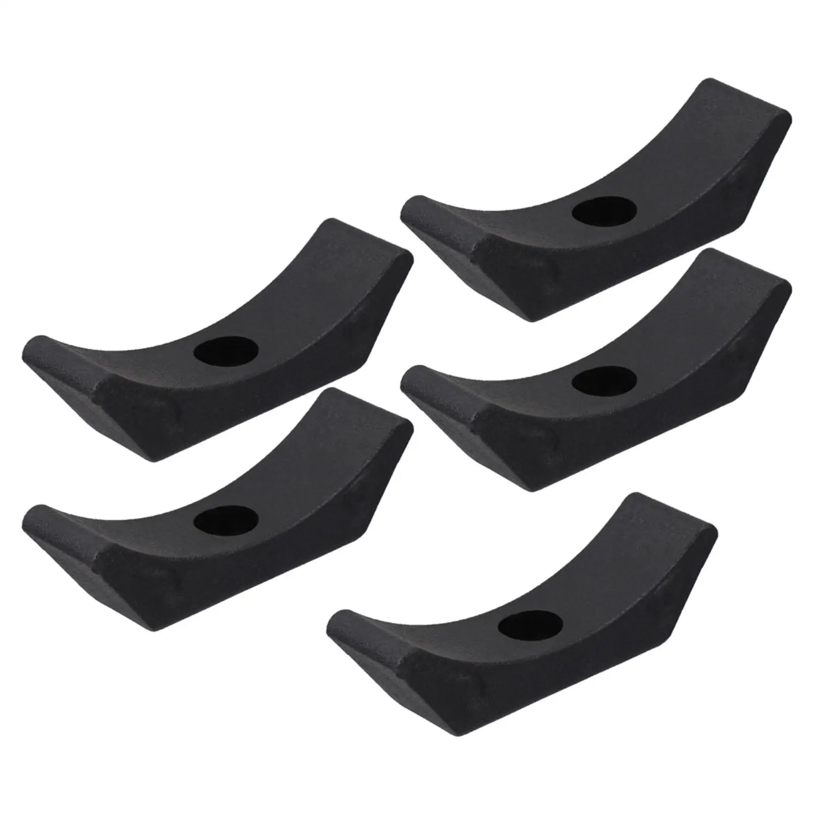 5x Dumbbell Saddles Bracket Dumbbell Holder Dumbbell Cradles Plastic Replacement