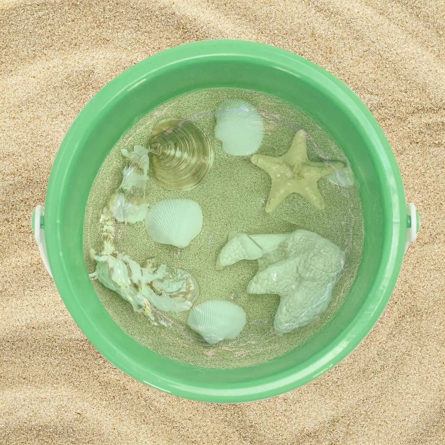 8-дюймовый набор ведра и лопаты. Прочные и долговечные пляжные игрушки для детей.