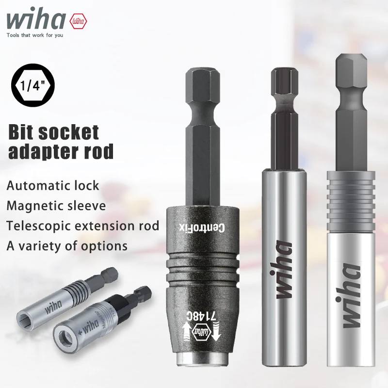 WIHA 32477/36800/39133/39134/41922/01895 Universal Bit Holder Power Holder Magnetic Bit Tool Accessories 7148/7123/7148CS/7148CF