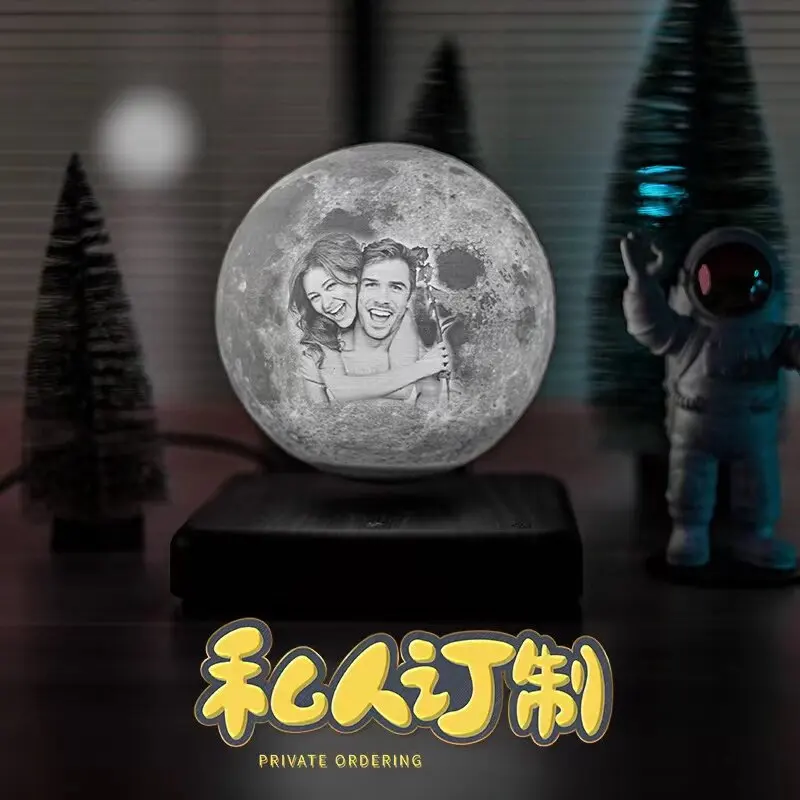 Maglev ornament moon lamp wedding birthday gift for newcomers, Mid-Autumn Festival gifts for men and women, creative desktop jew