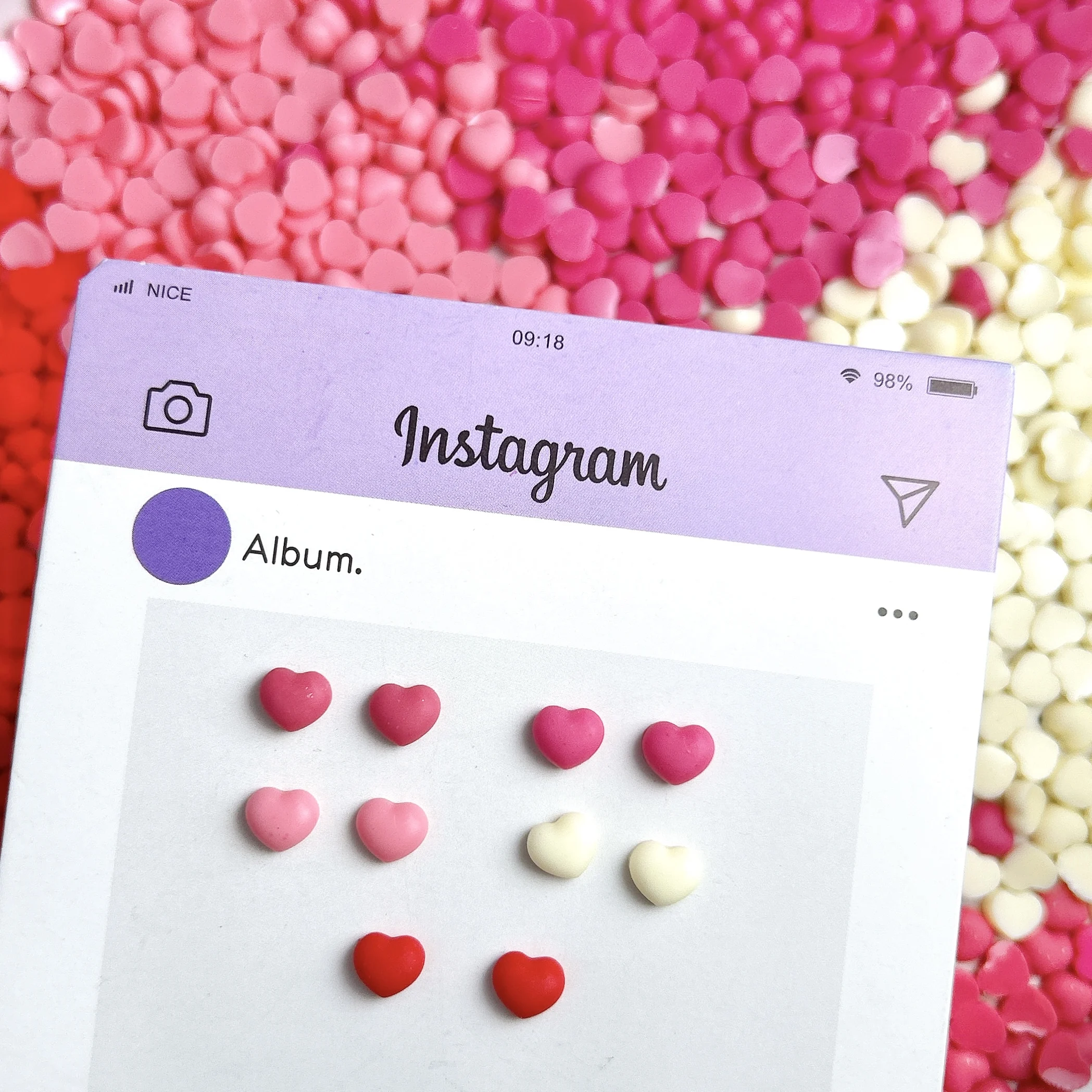 60개입 창의적인 통통한 평평한 바닥 레진 네일 아트 장식 3D 단색 달콤한 복숭아 하트 네일 참 DIY 네일 부품용