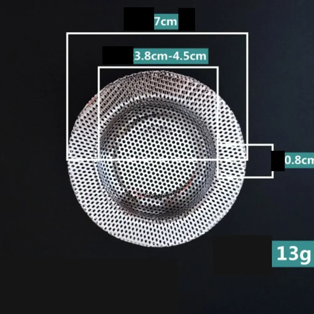 PLUG STRAINER, PLUG STRAINER Stainless Steel Sink Filter Strainer Anti Blocking Design Suitable for Kitchen Bathroom Use