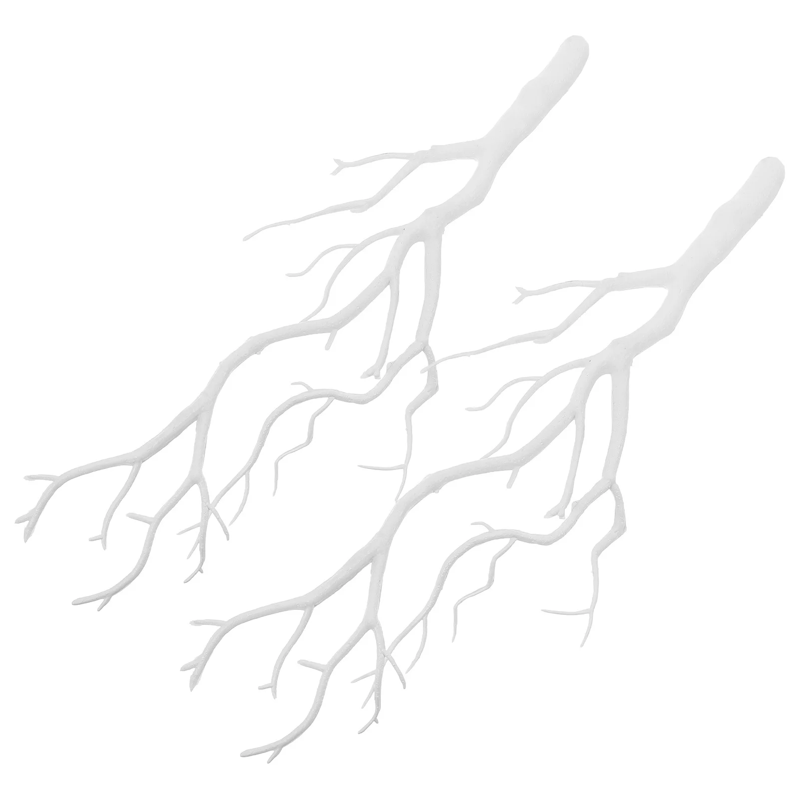 

2Pcs Artificial White Tree Branches Corrosion Resistant Vase Fillers Home Decor White Tree Branches Sticks for Vase Decor