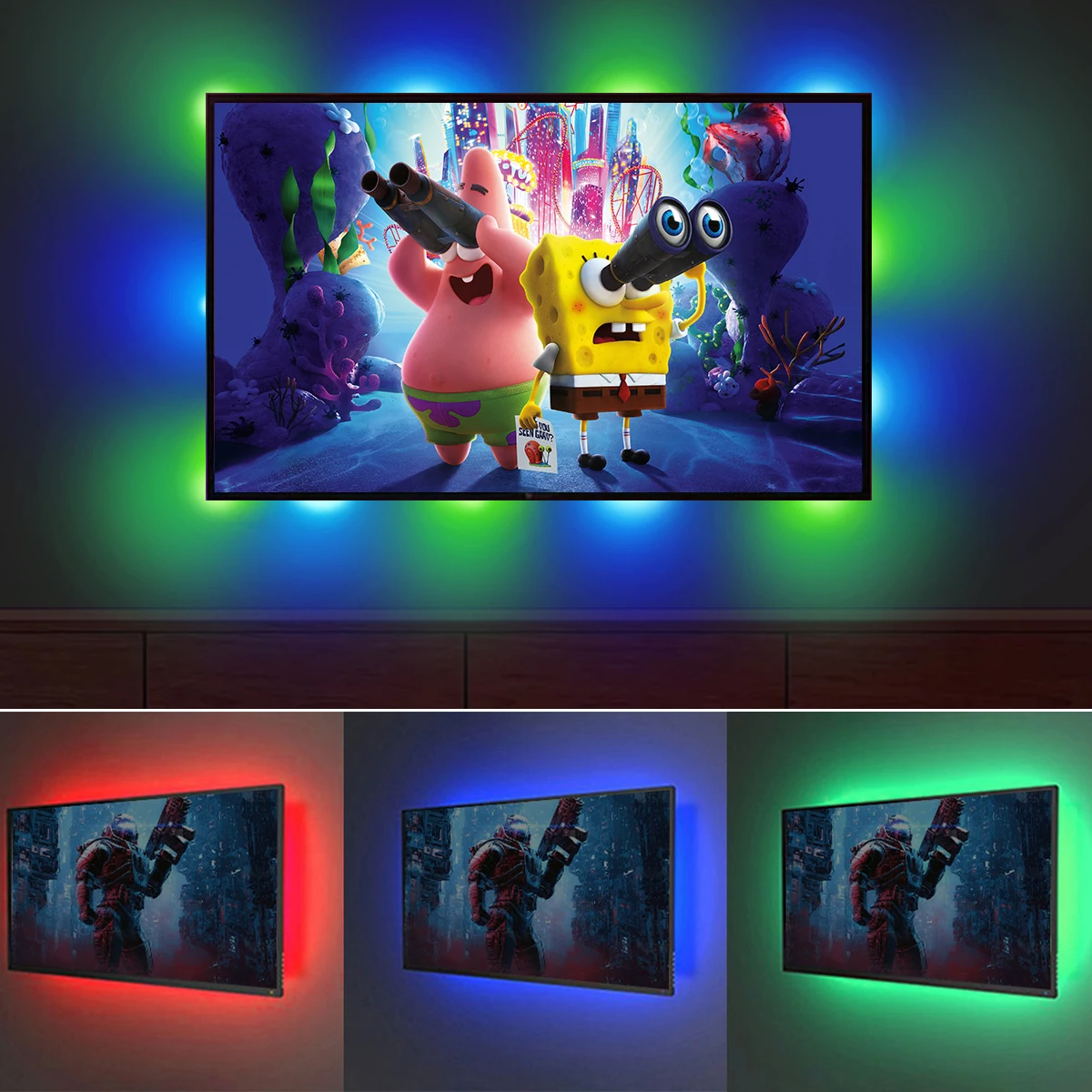 Smart Bluetooth USB LED Strip Lamp DC 5V TV Backlight Decoration Lighting 2835SMD RGB LED Lights Room Decor Colorful Lighting