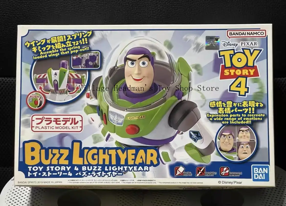 In Stock Bandai Buzz Lightyear Cinema-rise Standard Toy Story Movie Version Assembled Model Children's Collection Toy Gift