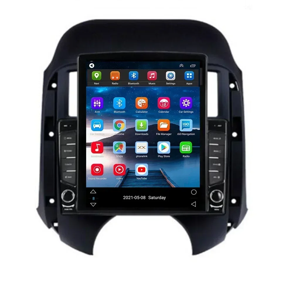 For Tesla Style 2 Din Android 13 Car Radio For Nissan Sunny MICRA 2011-2015 Multimedia Video Player GPS Stereo Carplay RDS Camer