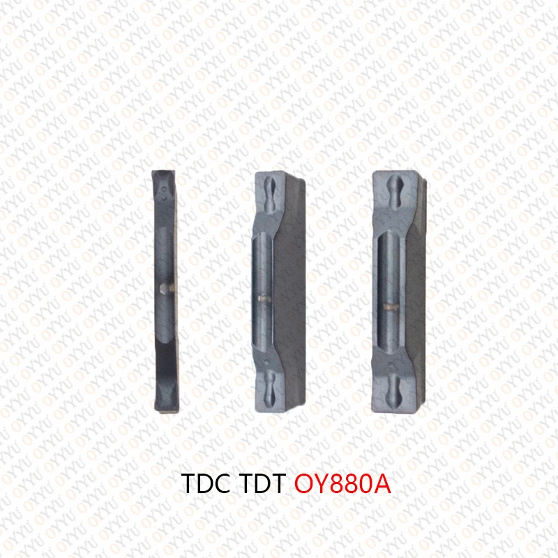 OYYU CNC Lathe Cutter Grooving Inserts TDC200 TDC300 TDC400 TDT300 TDT400 TDC TDT OY880A Cutting Blades For Stainless Steel