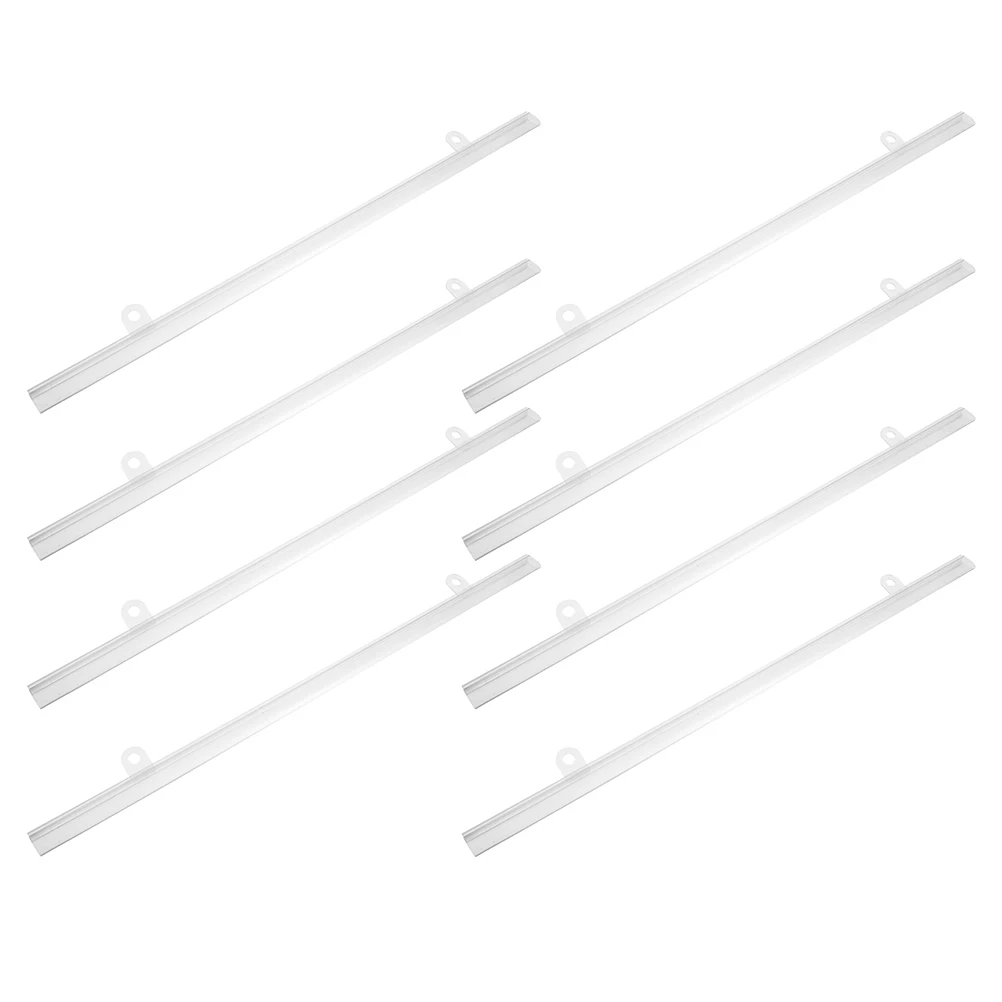 

8 Pcs Suspension Rod Painting Poster Hanger Rail Display It Can Move Non-removable Frame Pvc Concert Plastic