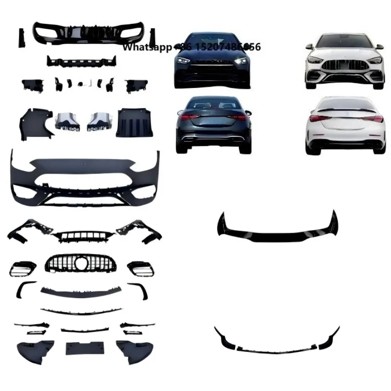 Upgrade C63S Body Kit, Compatible with 2022-2023 Models, No Cutting Required.