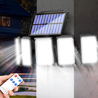 Solar Lights Outdoor Adjustable Rotatable Angle Flood Light Motion Lights Waterproof Garden Security Courtyard Garage Wall Lamp