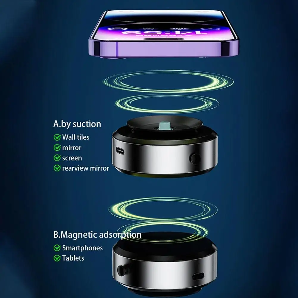 Inteligentny uchwyt samochodowy Uchwyt na telefon komórkowy Magnetyczna czarna technologia Uniwersalny uchwyt adsorpcyjny Stabilna adsorpcja