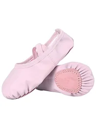 Dynadans Soft PU Leather Ballet Dance Shoes for Girls and Boys