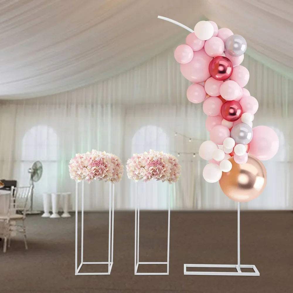 

2 pcs Wedding Arch Backdrop Stand for Flower Balloon Wedding Decoration