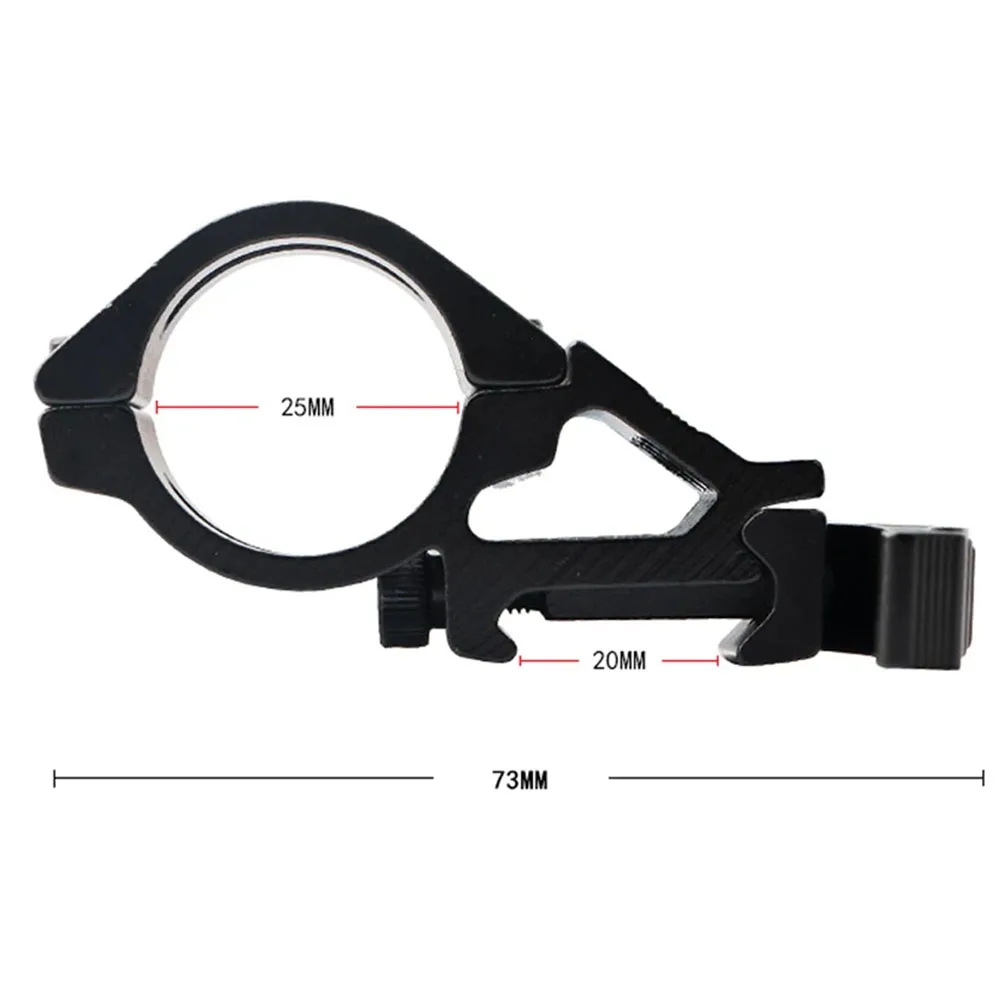 25mm Scope Mounts Flashlight Torch Mounts For 20mm Standard Picatinny/Weaver Rail