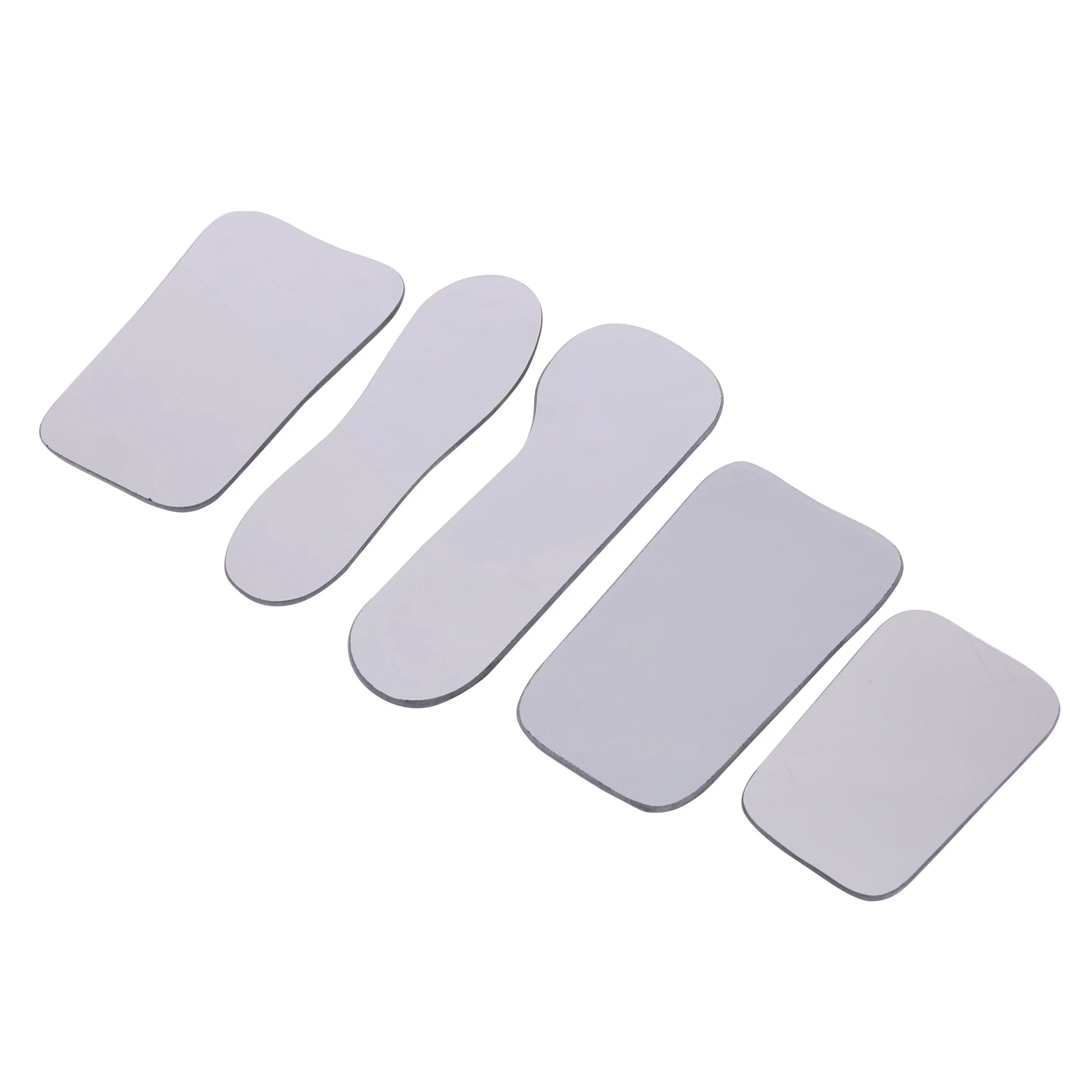 5Pcs Dental Orthodontic Intraoral Photographic Reflector Mirror 2 Sided Rhodium Glass Mirrors With Storage Bag For Dental Clinic