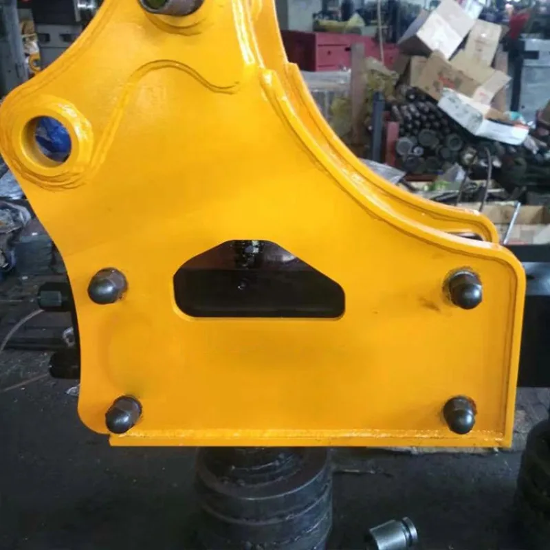 Hydraulic excavator breaker, high frequency vibrating gun head right angle triangle excavator breaker