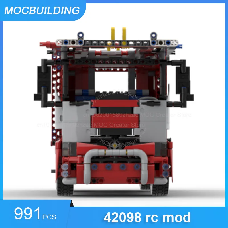 

42098 RC Модель грузовика MOC, конструктор, кирпичики для сборки, транспортные средства, креативная коллекция, игрушки для демонстрации, подарки, 991 деталь