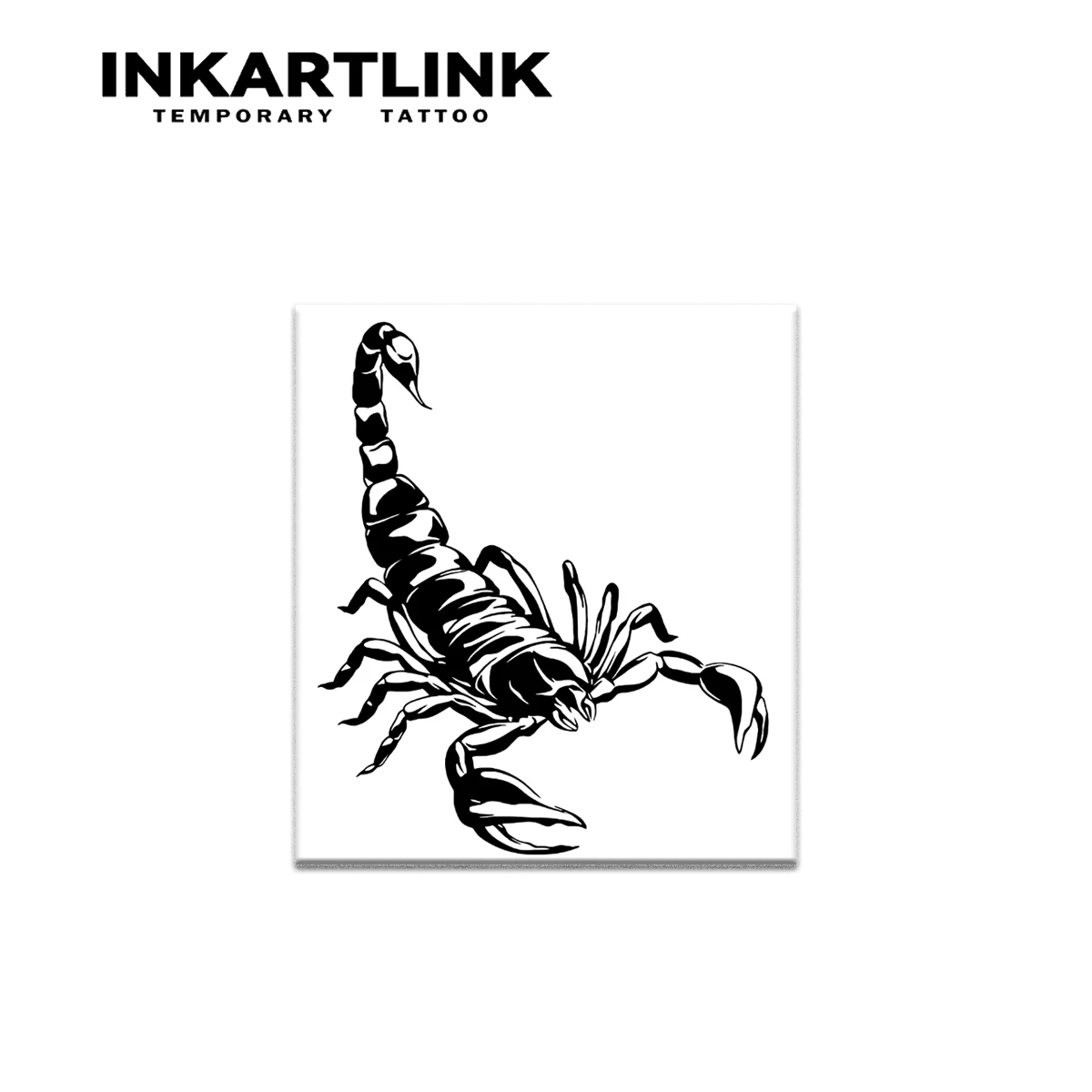 Scorpion temporary tattoo sticker, waterproof magic tattoo, lasts to 15 days fake tattoo, semi permanent tattoo