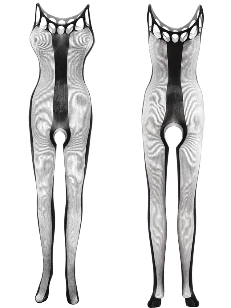 2025 New Male Underwear Exotic Erotic Full Body Stockings Mesh Jumpsuits Adult Women Fashion Sleepwear Gay Sexiest Bodysuit